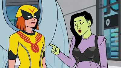 Hey, don't be so hard
on her... yourself. - Birdgirl