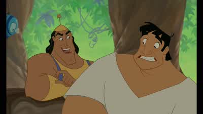 Hey don't I know youI don't think soWrestled you in high school Don't remember thatMetal shop I got itMiss Narca's interpretive dance two semestersI was usually in the back because of my weak anklesCome on pal You gotta help me out hereI don't think we've - The Emperor's New Groove
