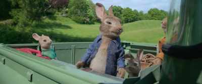 Hey, we don't
inherit the Earth, - Peter Rabbit