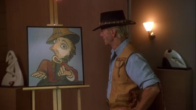 Hey who drew this Pablo Picasso - Crocodile Dundee in Los Angeles