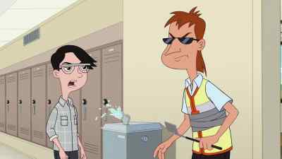 Hey, Elliot, this drinking
fountain is leaking. - Milo Murphy's Law