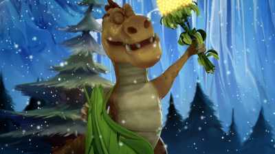 Hey, everyone! Have a present! - Gigantosaurus