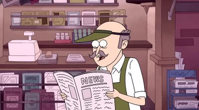 Hey, excuse me, is there a quick way through mid-town? - Regular Show