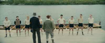 - Hey, fellas.
- (CREW GREETS) - The Boys in the Boat