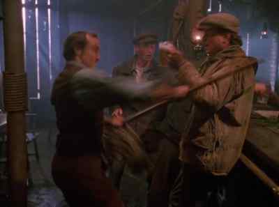 Hey, fellas,
please not in here, outside! - Yes Virginia, There Is a Santa Claus