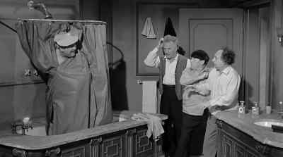 Hey, fellows! Hey, hey, hey! Professor! - The Three Stooges in Orbit