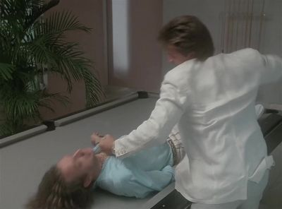 Hey, freeze!
Get up against the wall! - Miami Vice
