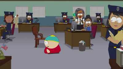 - Hey, get back here!
- She's gonna get me! - South Park: Joining the Panderverse