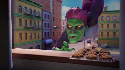 Hey! Get your green, glowy paws
off my snickerdoodles! - The Soccer Football Movie