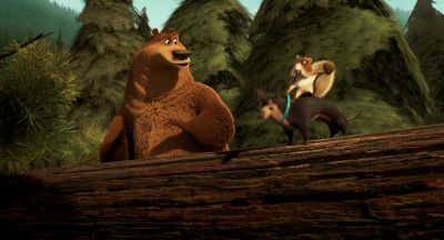 Hey Get off my trees you bucktoothed sporran - Open Season