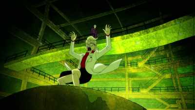 Hey, it glitched and skipped
over Joker pushing me. - Harley Quinn