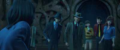 Hey, Goemon!
Stop throwing a fit and look! - Lupin III: The First