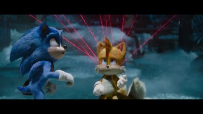Hey, you got a little something on your... - Sonic the Hedgehog 2