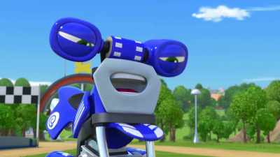 - Hey, we gotta try out
our new treads! - Ricky Zoom
