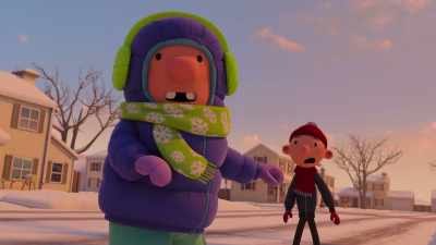Hey, Greg! I think we lost her. - Diary of a Wimpy Kid Christmas: Cabin Fever