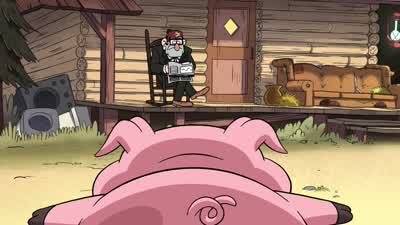 Hey, Grunkle Stan, ever kissed a pig before? - Gravity Falls
