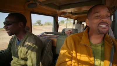 Hey, you guys, do you know what?
The wildebeest haven't seen - Welcome to Earth