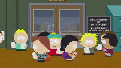 Hey, guys, we're having
a Cred affinity group meeting - South Park (Not Suitable for Children)