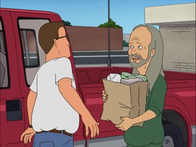 Hey, Hank, I
got the meat. - King of the Hill
