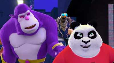 Hey, you have high
fives on your planet? - Panda vs. Aliens