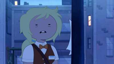 Hey. Have you seen Cake?
She ran away yesterday. - Adventure Time: Fionna & Cake