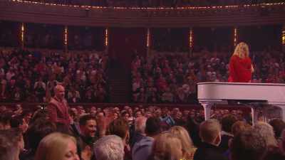 Hey, hello.
CHEERING AND APPLAUSE - An Audience With Kylie