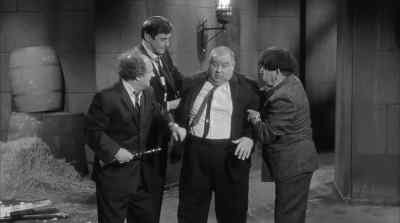 Hey, hey. Curly-Joe. - The Three Stooges Go Around the World in a Daze