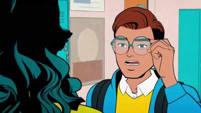 - Hey, hey, hey, Emma...
- [gasps] - Your Friendly Neighborhood Spider-Man
