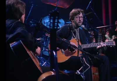♪ Hey, hey,
hey, hey, baby, hey ♪ - Eric Clapton Unplugged… Over 30 Years Later
