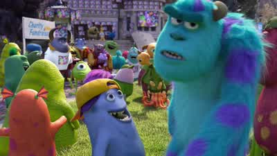 Guys hold onHey hey hey Wait a second Don't listen to himWe just need to keep tryingNo you need to stop tryingYou can train monsters like this all you wantbut you can't change who they areMikeWe appreciate everything you've done but he's rightNo matter - Monsters University