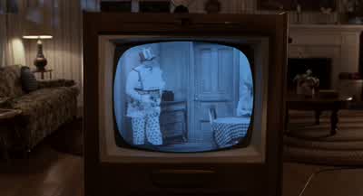 Hey Hey I've seen this oneI've seen this one This is a classicThis is where Ralph dresses up as a man from spaceWhat do you mean you've seen this It's brand newYeah well I saw it on a rerunWhat's a rerunYou'll find out - Back to the Future