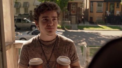 - Hey.
- Hey. Peppermint tea. - Shameless