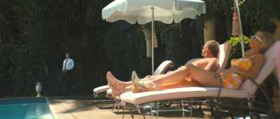 - Hey!
- Hey, pool boy, - Palm Royale
