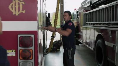 - Hey.
- Hey. - Chicago Fire