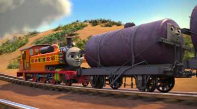 - Hey, hey! The cars
can help you, you know. - Thomas & Friends: Big World! Big Adventures! The Movie