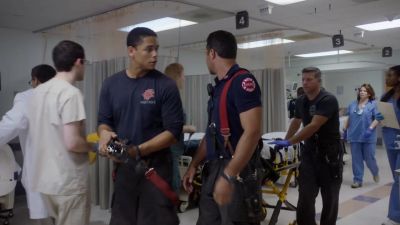 - Hey.
- Hey, what's up? - Chicago Fire