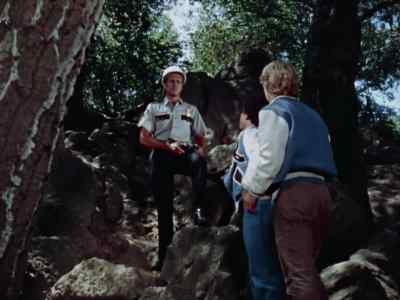 Hey, hold it.
What are you guys doing here? - Shazam!