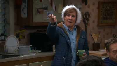 Hey, how about she drives
all the way over there - The Conners