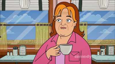 Hey, how are the fundraising
ideas coming along - Corner Gas Animated