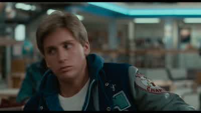Hey how come Andrew gets to get up That's rightIf he gets up we'll all get up It'll be anarchy - The Breakfast Club