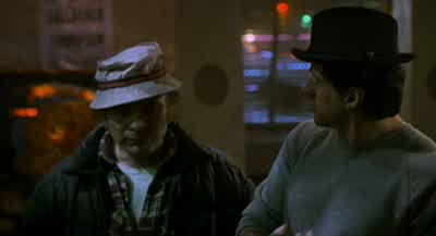 Hey Man I ain't through talkin' with you yetHey look Tommy I ain't got no more to say to you okayLook I just wanted good things for you all rightOh hell you did Man you were only in this for the moneyMoney Yeah I'm tired of walking around in your shadow - Rocky V