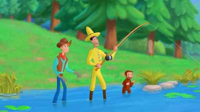 - Hey, I caught one! - Curious George: Go West, Go Wild
