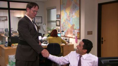 - Hey, I didn't get a chance
to say it, but... - The Office