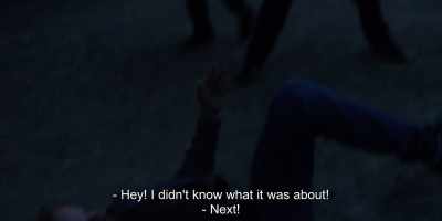 - Hey! I didn't know what it was about!
- Next! - Another Round