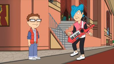 Hey, I just got
another crazy text - American Dad!