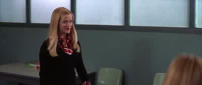 - Hey. I know you. - Hi. I'm a Delta Nu. - Legally Blonde