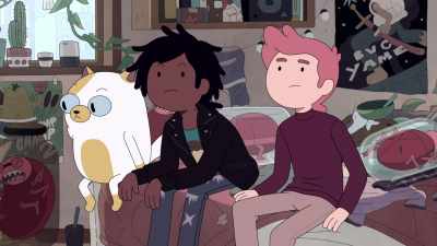 Hey, I saw a glowing opening
with blue sparkles, - Adventure Time: Fionna & Cake