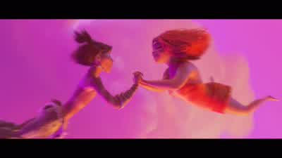 ♪ Hey, I think I love you ♪ ♪ So what am I so afraid of? - The Croods: A New Age