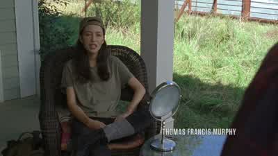 Hey, I was just coming over to do that. - The Walking Dead