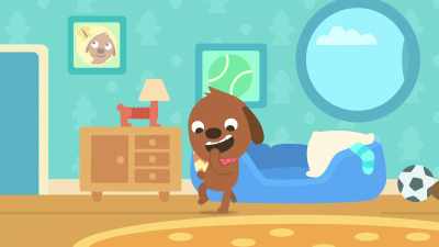 Hey. I'm doing the wake-up dance. - Sago Mini Friends